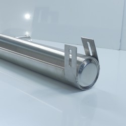 Silencieux échappement inox 1 sortie – PL17 & 24